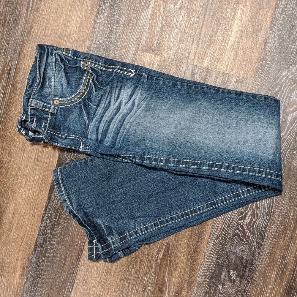 Amethyst, Size 5, Blue Flared Jeans